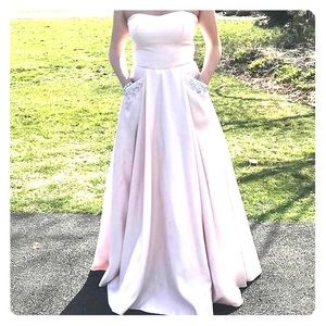 Pink/Blush prom gown